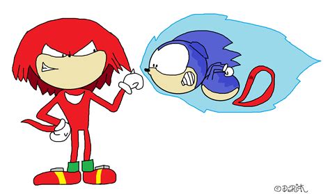 Knuckles Vs Sonic Rap Battle