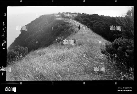 Second Visit To Putangirua Pinnacles Maori Sites Etc 12 April 1952 By Leslie Adkin Stock