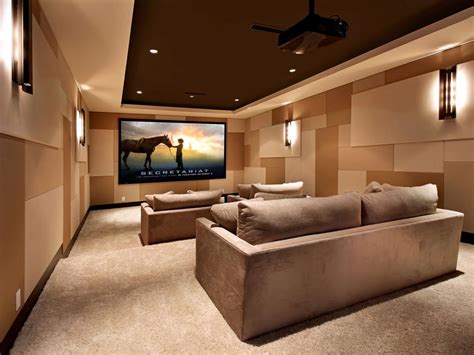 Many people enjoy decorating their homes in a rustic theme. Home Theater Ideas - Design Ideas for Home Theaters | HGTV