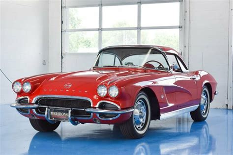 1962 Chevrolet Corvette Red On Red 340hp 4 Speed Auxiliary Hard Top