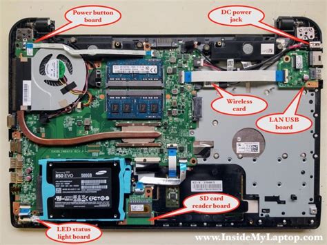 How To Disassemble Toshiba Satellite L55 L55d L50 L50d Inside My Laptop