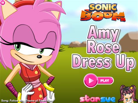 Sonic Boom Amy Rose Dress Up Free Download Borrow And