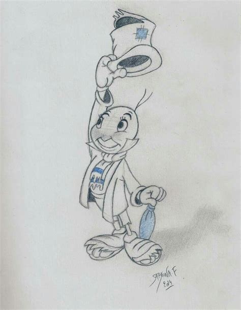 Dessin Disney Jiminy Cricket Drawing Pinocchio Drawings Humanoid