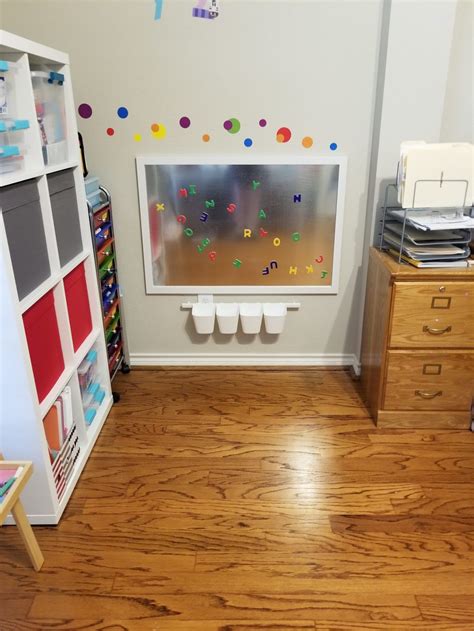 Diy Steel Magnetic Board For Kids That Doubles As A Dry Erase Board