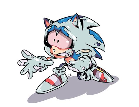 Safe Artist Bluespheres Sonic The Hedgehog Metal Virus