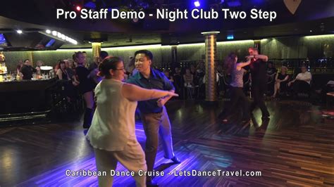 Night Club Two Step Demo Lets Dance Travel Dance Cruise Youtube