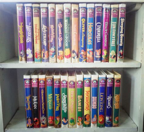 Walt Disney S Masterpiece Collection Set Of Clamshell Vhs Classics Etsy