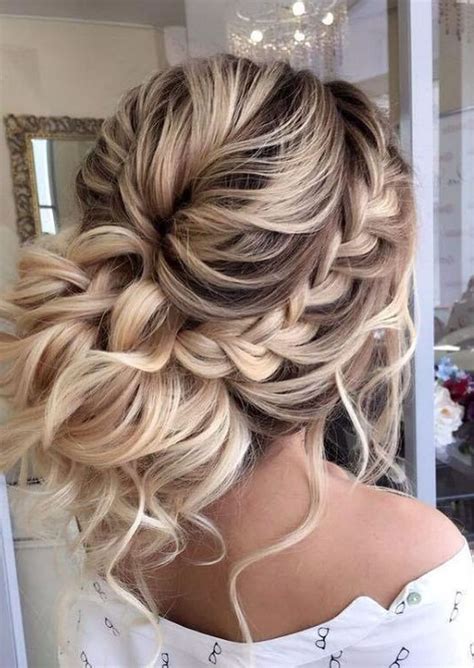 These waterfall braids have scooped just enough hair back from the face to show off your. 30 Stunning Wedding Hairstyles Ideas in 2019 - Trubridal ...