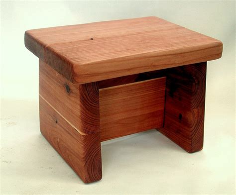 Small Wooden Foot Stool Natural Wooden Stool