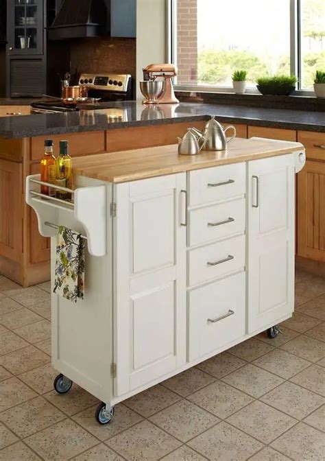 25 Mini Kitchen Island Ideas For Small Spaces Digsdigs