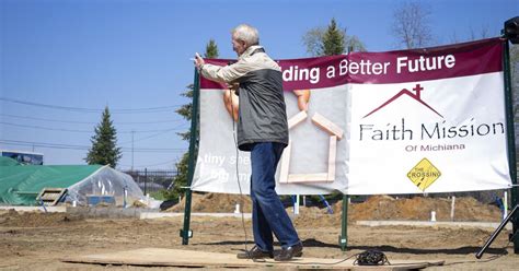 Faith Mission Unveils Tiny Shelters Emergency Homeless Housing Program