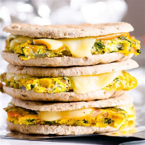 Healthy Breakfast Sandwich Meal Prep Recipe