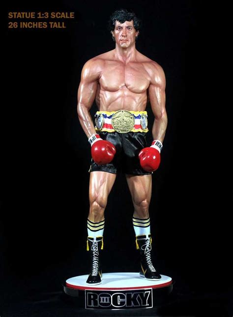 Sylvester Stallone Incredible Signed Rocky Balboa Statue Designed