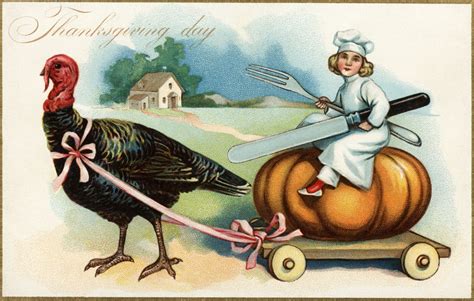 Vintage Illustrations As Thanksgiving Greetings Vintage Thanksgiving Cards Thanksgiving
