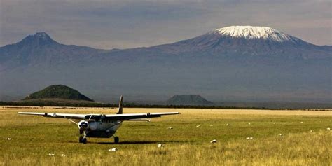 Airstrips In Amboseli National Park Kenya