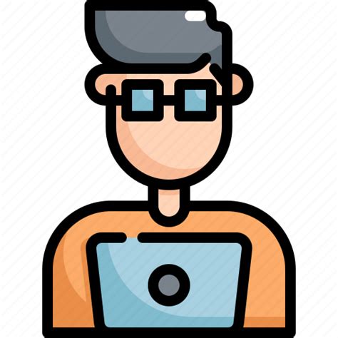 Avatar Code Developer Man Profession Programmer User Icon