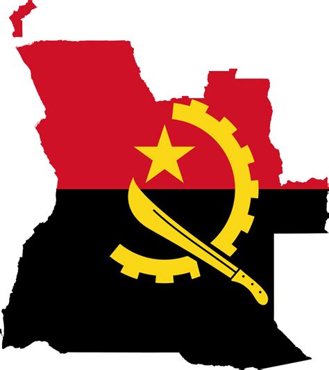Map location, cities, capital, total area, full size map. File:Flag-map of Angola.svg - Wikimedia Commons
