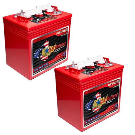 2x Us Battery Us2000 6v 216ah Gc2 Deep Cycle Batteries For Solar
