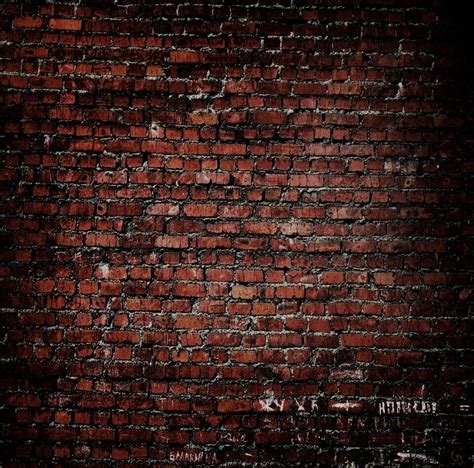 10x10ft Vintage Dark Red Bricks Wall Custom Photo Background Studio