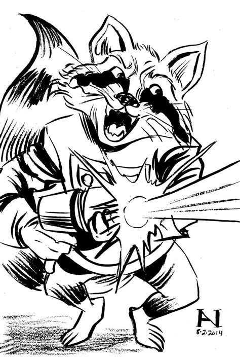 Rocket Raccoon By Ianjmiller On Deviantart