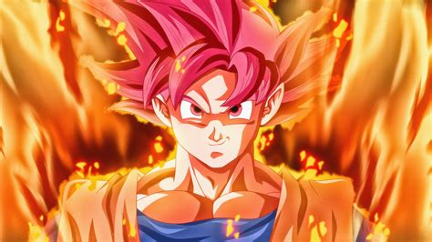 Dragon Ball Z Goku Super Saiyan God 4k Wallpaper