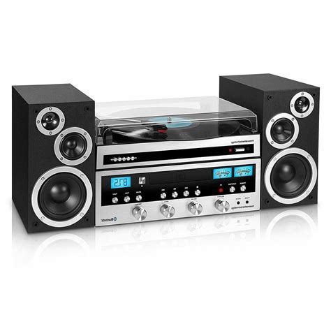 Innovative Technology Classic Cd Stereo System With Bluetooth