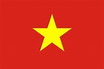 The official flag of the Vietnam