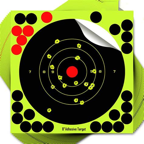 Buy Ltxdj 50 Pack Stick And Splatter Adhesive Splatterburst Shooting Targets Your S Burst Bright