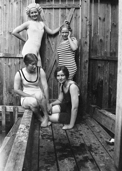 Billnäs Ironworks Ladies Swimming 1920 Vintage Glamour Vintage Lingerie Vintage Beauty