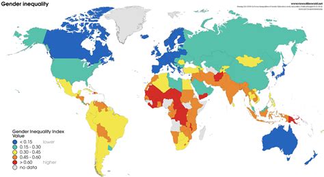 Napi Te Email N Rodn Modla Gender Equality World Map Trh Hmotnost