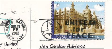More Postcards And Stamps United Nations New York