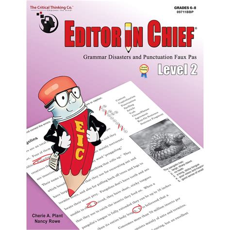 Editor In Chief Level 2 Ctb9711 Critical Thinking Co Editing Skills