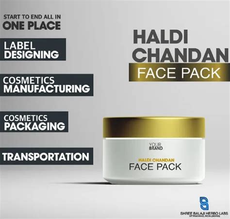 Your Brand Haldi Chandan Face Pack Type Of Packaging Box Packaging