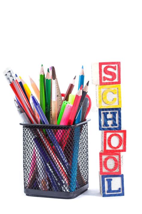 Stationary For School Stock Image Image Of Instrument 26081353