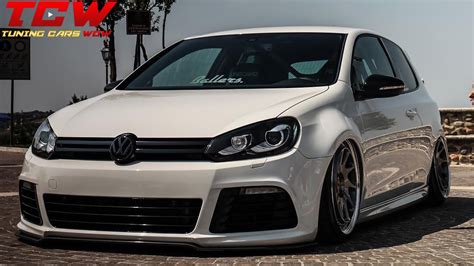 Bagged Vw Golf Mk6 On Rotiform Yvr Rims Tuning Story By Dominik Youtube