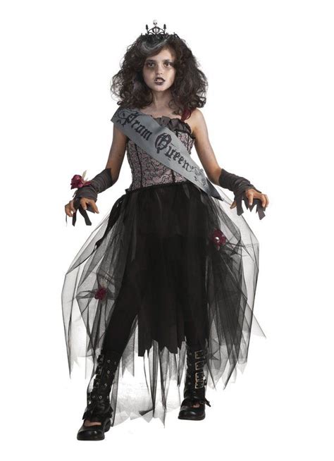 Zombie Prom Queen Costume Halloween Girl Scary