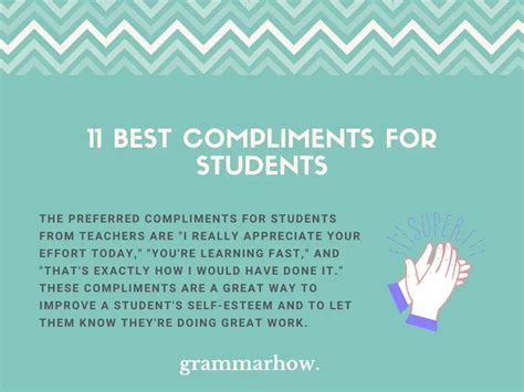 11 Best Compliments For Students Praise From Teachers Trendradars