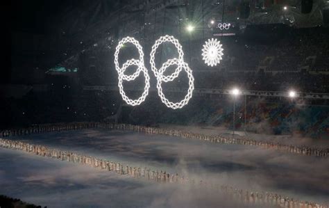 Sochi Winter Olympics Suffers Embarrassment Over Broken Ring Celebrity News Digital Spy