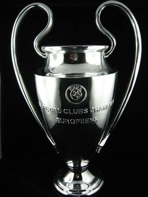 Uefa champions league trophy pin official licensed product. UEFA CHAMPIONS LEAGUE TROPHY REPLICA SILVER PAINTED - UEFA ...