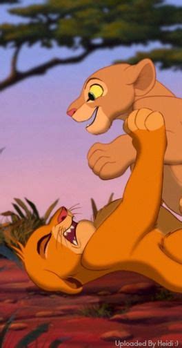 Simba Getting A Bit Upset That Nala Pinned Him Again Lion King