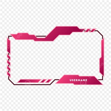 Twitch Overlay Vector Hd Images Geometric Girly Pink Twitch Overlay