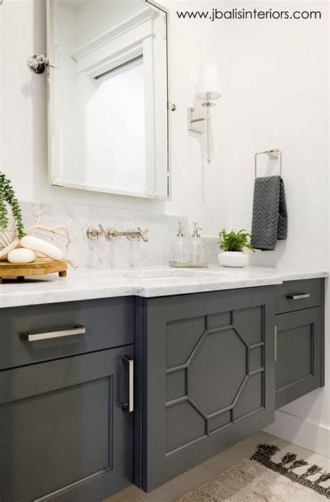 Sherwin Williams Sw7068 Grizzle Gray Bathroom Cabinet Colors