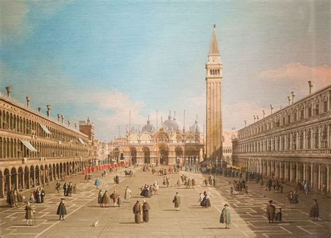 Victortsu Venice Painting Canaletto Piazza San Marco