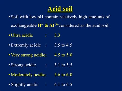 Acid Soil And Their Management Ppt