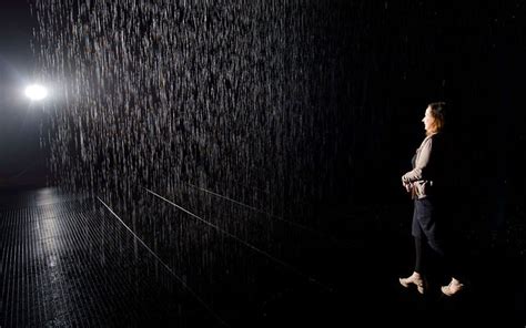 Control The Weather In The Rain Room At The Curve Barbican Centre London