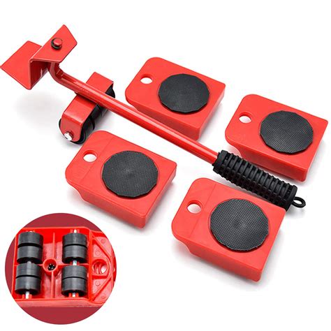 Portable Heavy Duty Furniture Lifter With 4 Sliders For Easy And Safe