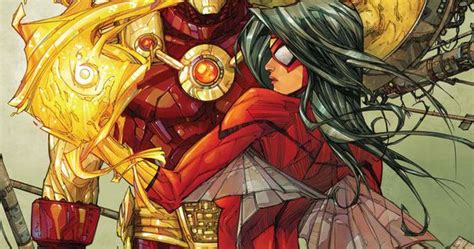 Astonishing Tales 3 Cover Art Iron Man Spider Woman By Kenneth