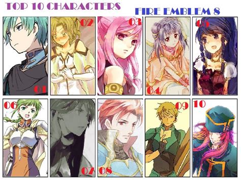 Top Favorite Characters In Fire Emblem 8 By Duskmindabyss On Deviantart