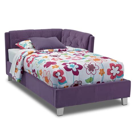 Large variety of styles, colors, sizes, & decor to choose from. Jordan Twin Corner Bed - Purple | American Signature Furniture