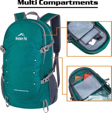 Buy Venture Pal 40l Lightweight Packable Travel Hiking Backpack Daypack